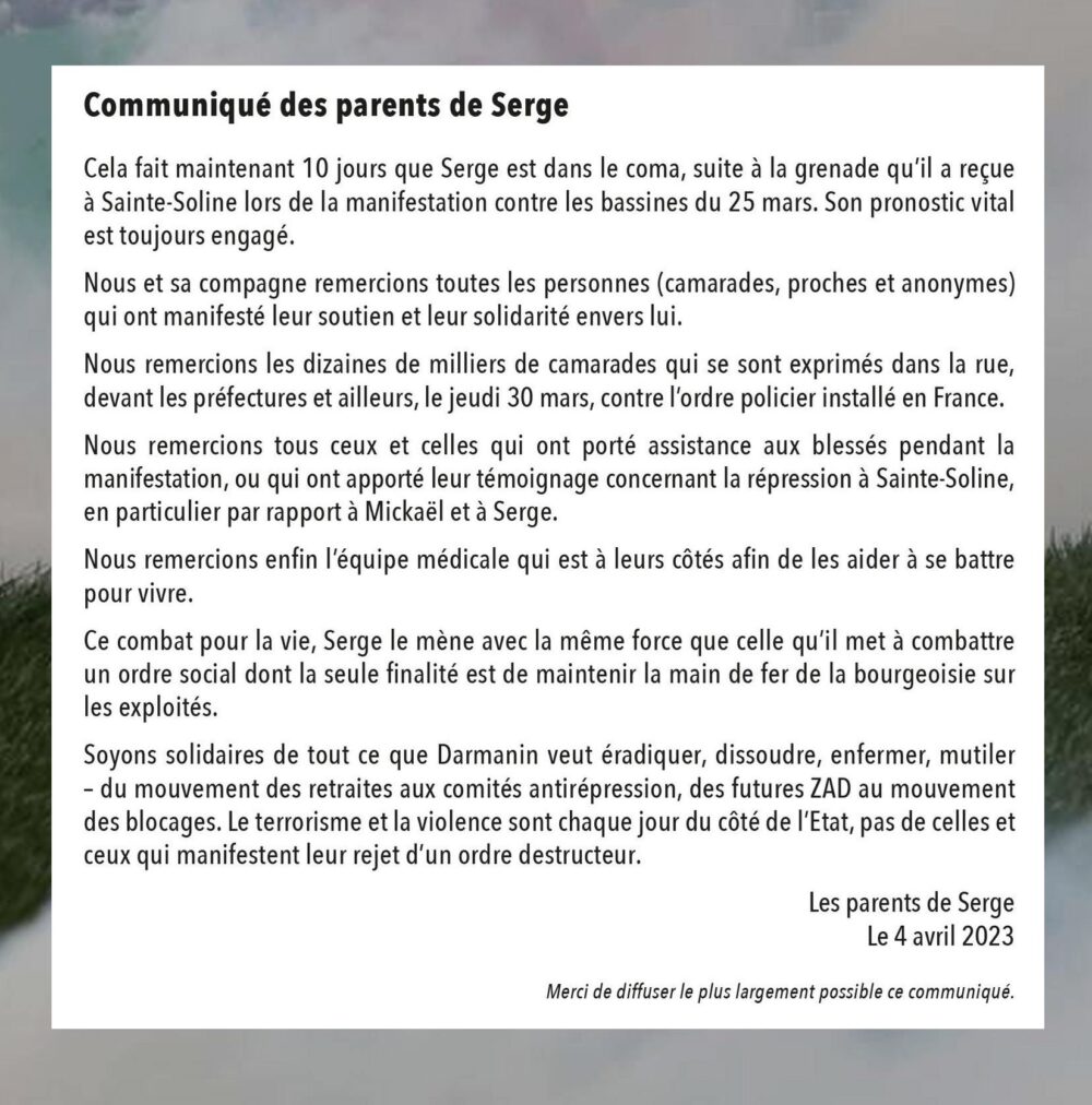«Soyons solidaires de tout ce que Darmanin veut éradiquer»