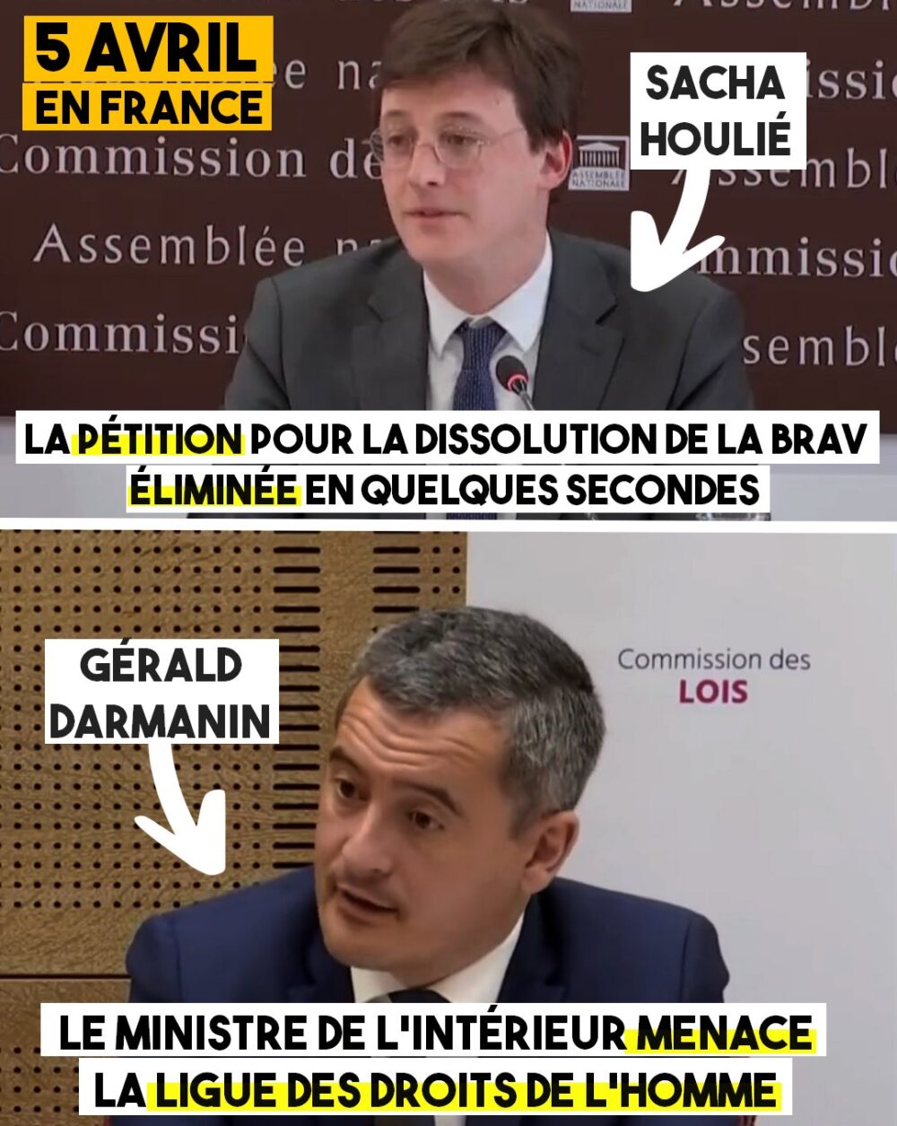 Le clan Macron menace la LDH et classe la pétition sur la BRAV