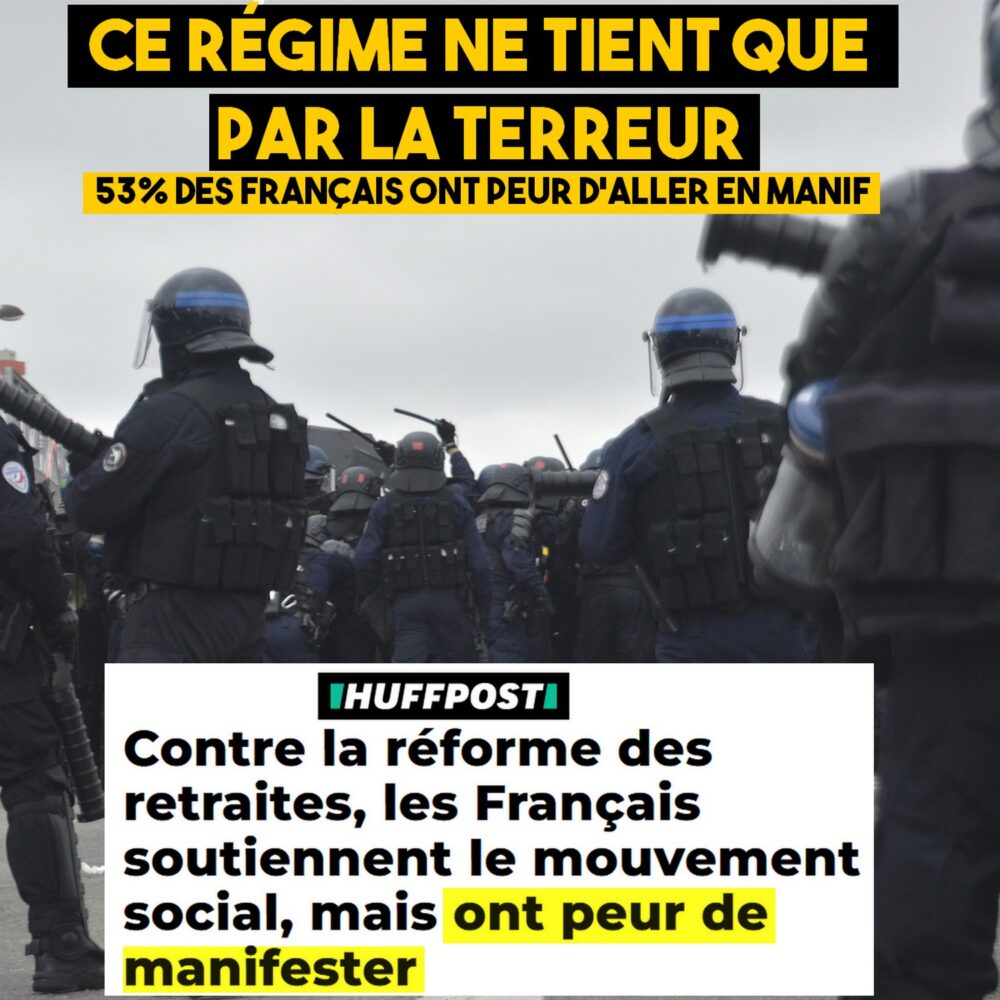 Ce gouvernement ne tient que par la terreur