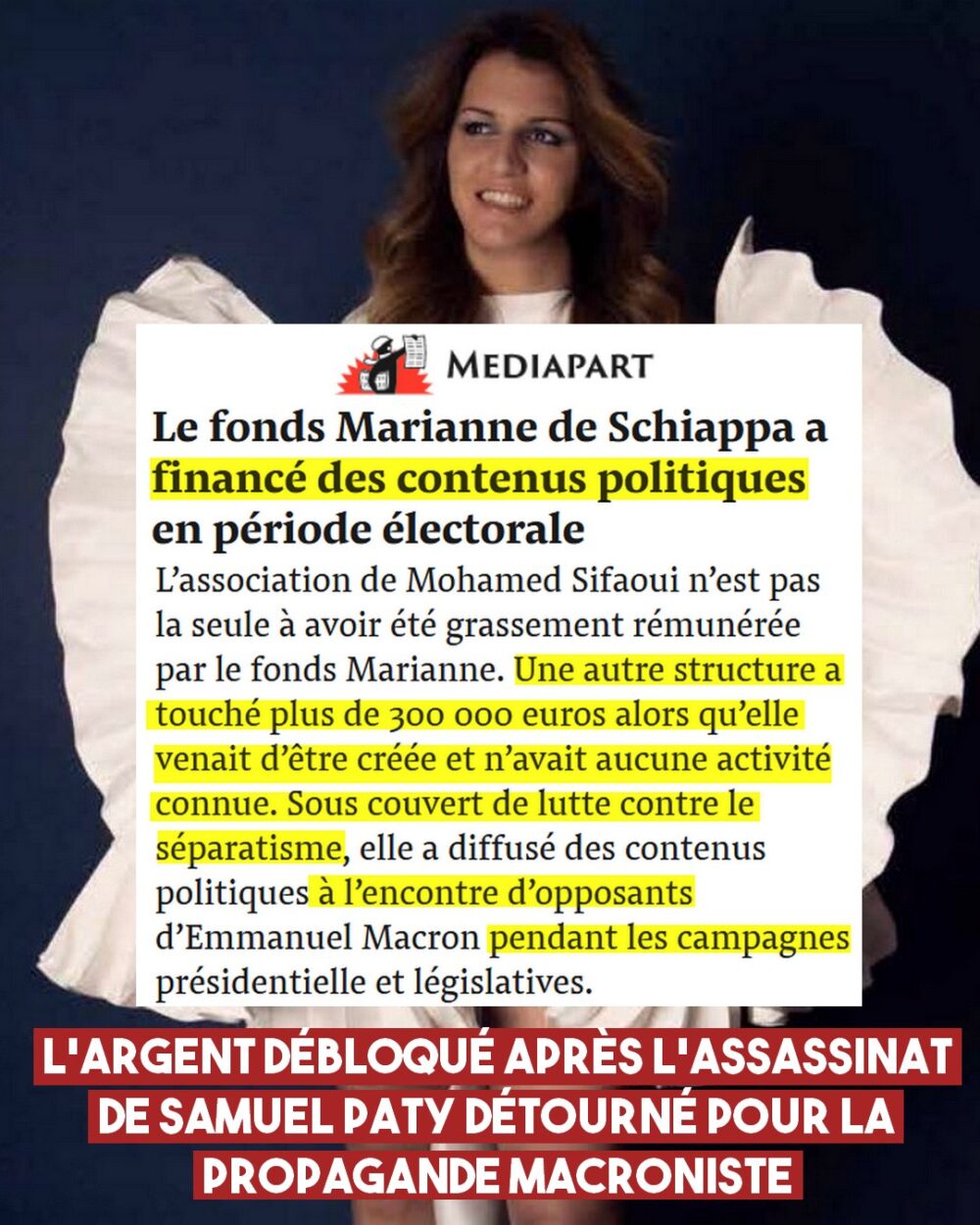 Schiappa a profité de l’assassinat de Samuel Paty pour détourner des fonds pour des vidéos de propagande
