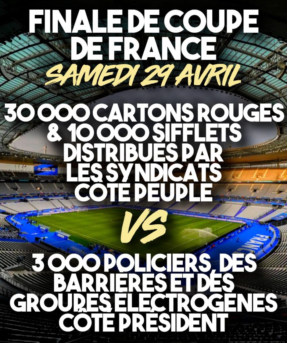 Finale de Coupe de France : carton rouge pour Macron