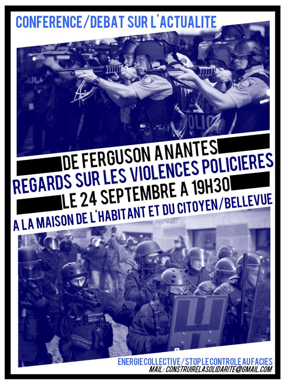 De Ferguson à Nantes, regards sur les violences policières