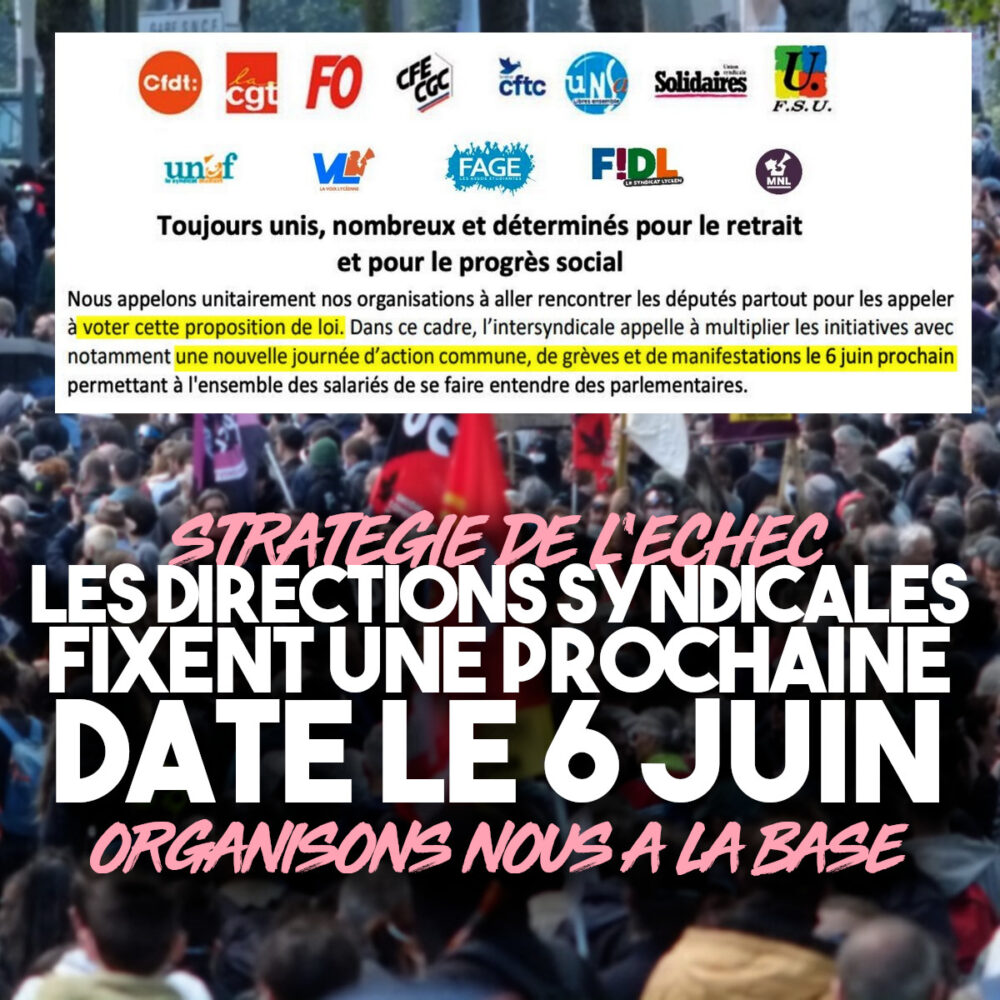 Enterrement du mouvement ? Organisons-nous à la base