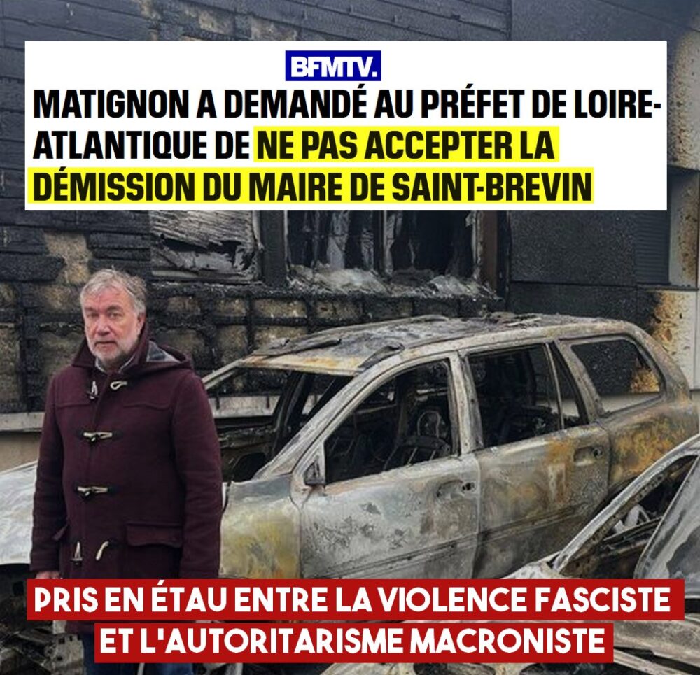 Le maire de Saint-Brévin pris en étau