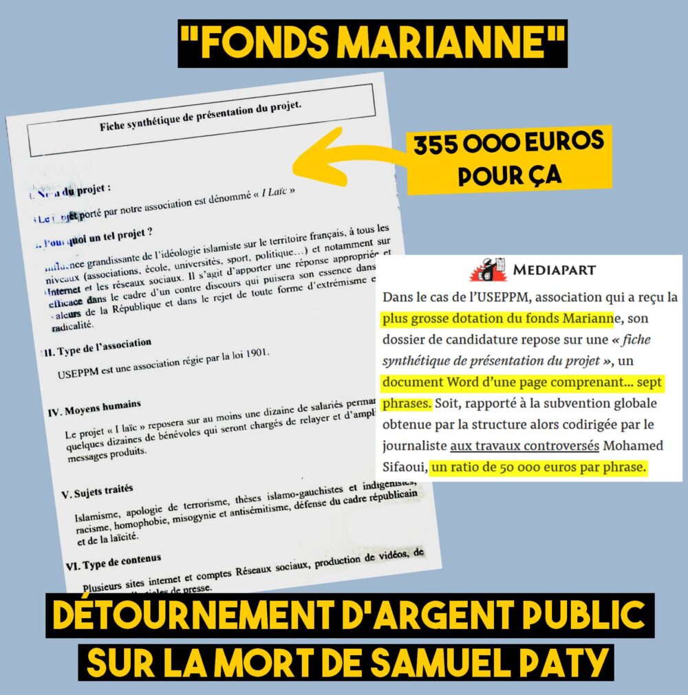 « Fonds Marianne » : candidature fantoche et tags sur une mosquée