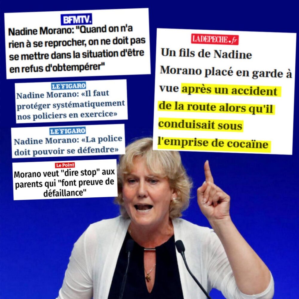 Morano, délit de fuite et cocaïne