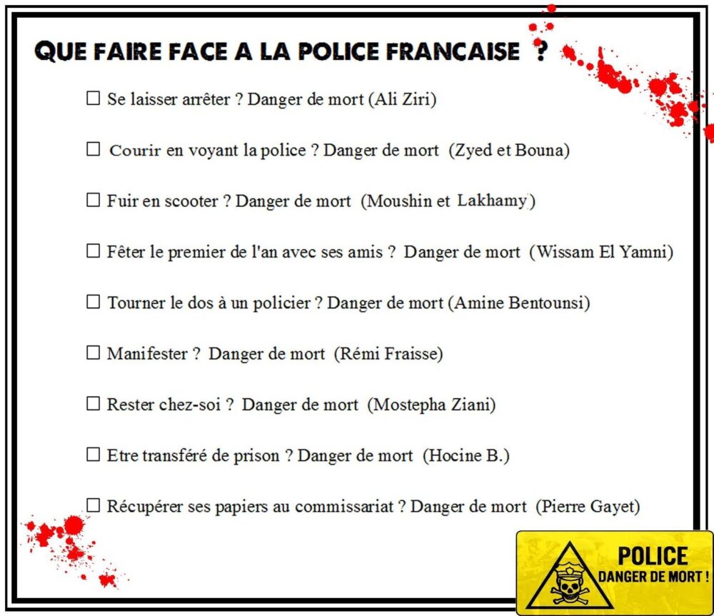 Que doit-on faire pour ne pas être accusé de « provoquer » la police ?