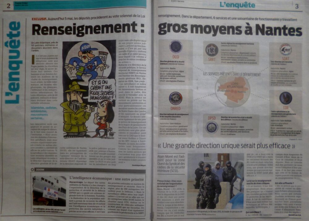 Nantes sous surveillance, Nantes en Résistances