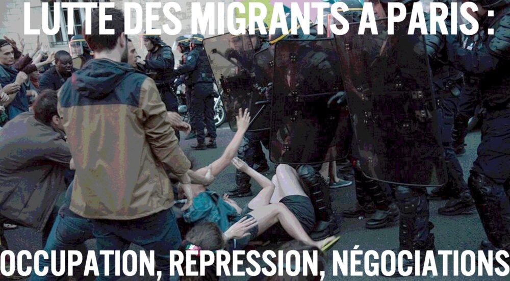 Solidarité avec les migrants : action hier à Paris