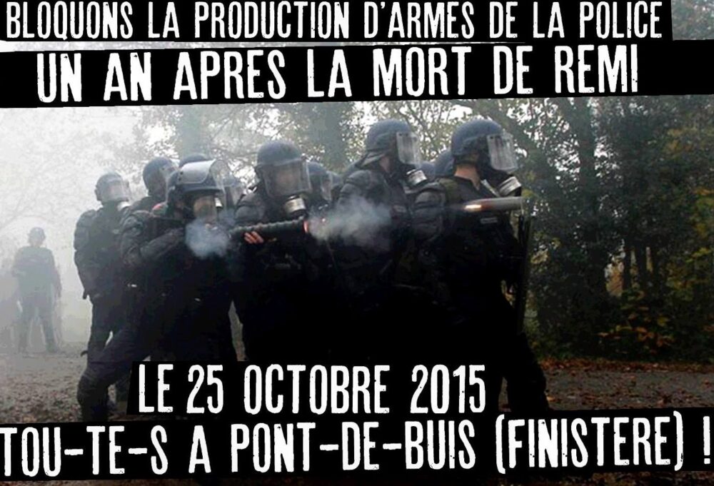 Contre les violences d’État et leur monde : rendez-vous à Pont-de-Buis
