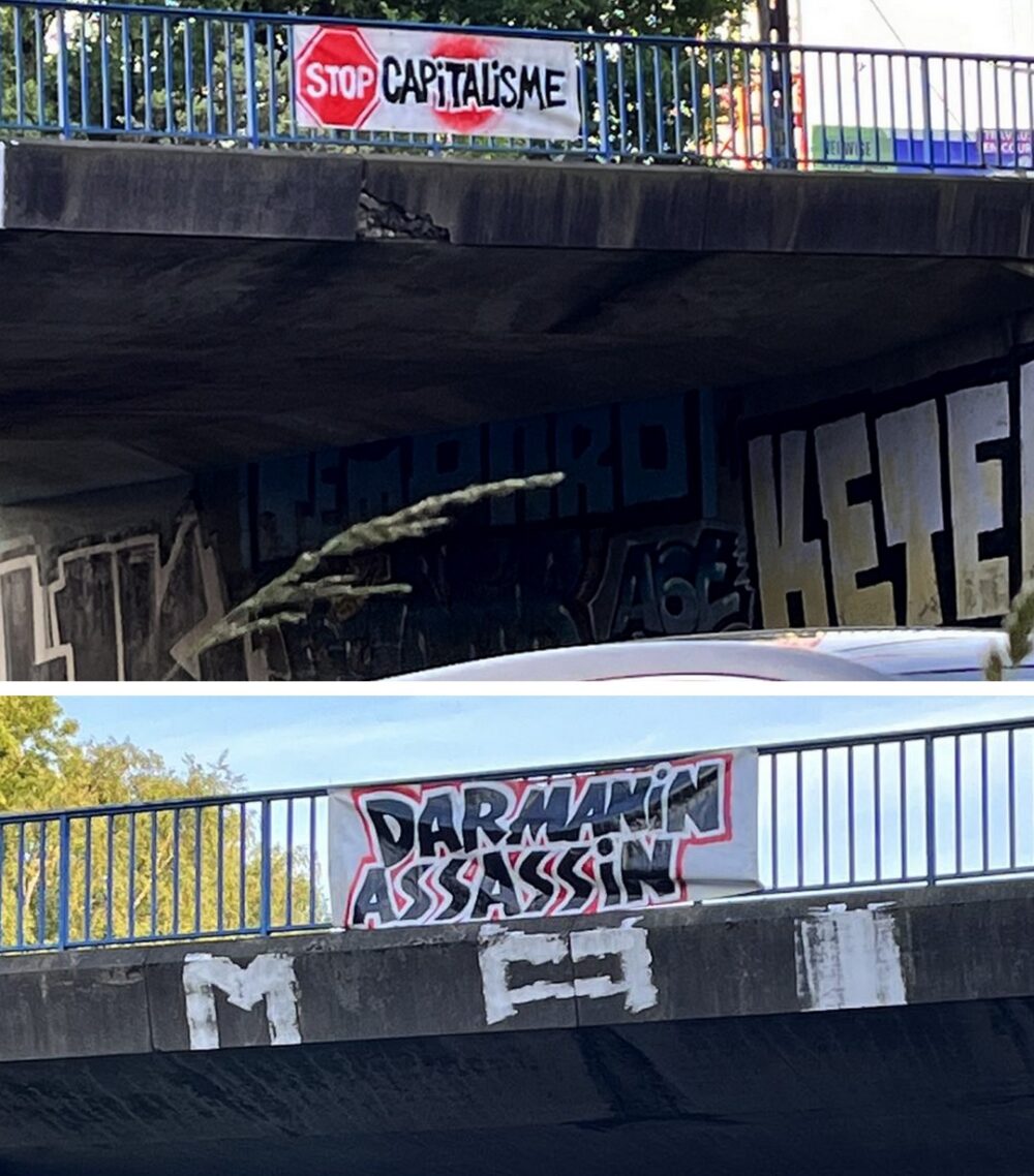 Nantes : banderoles partout