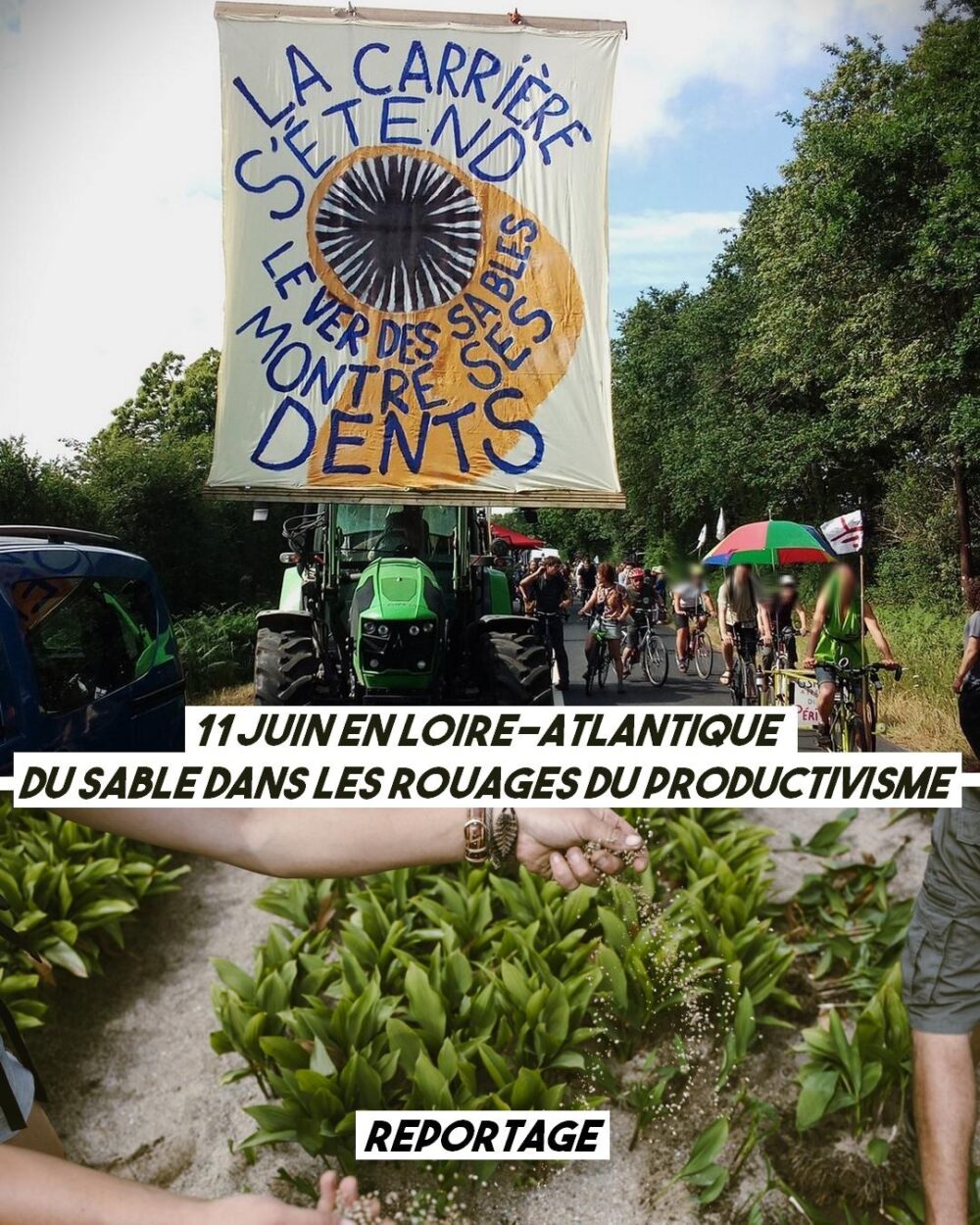 11 juin : du sable dans les rouages de l’agro-industrie et des cimentiers