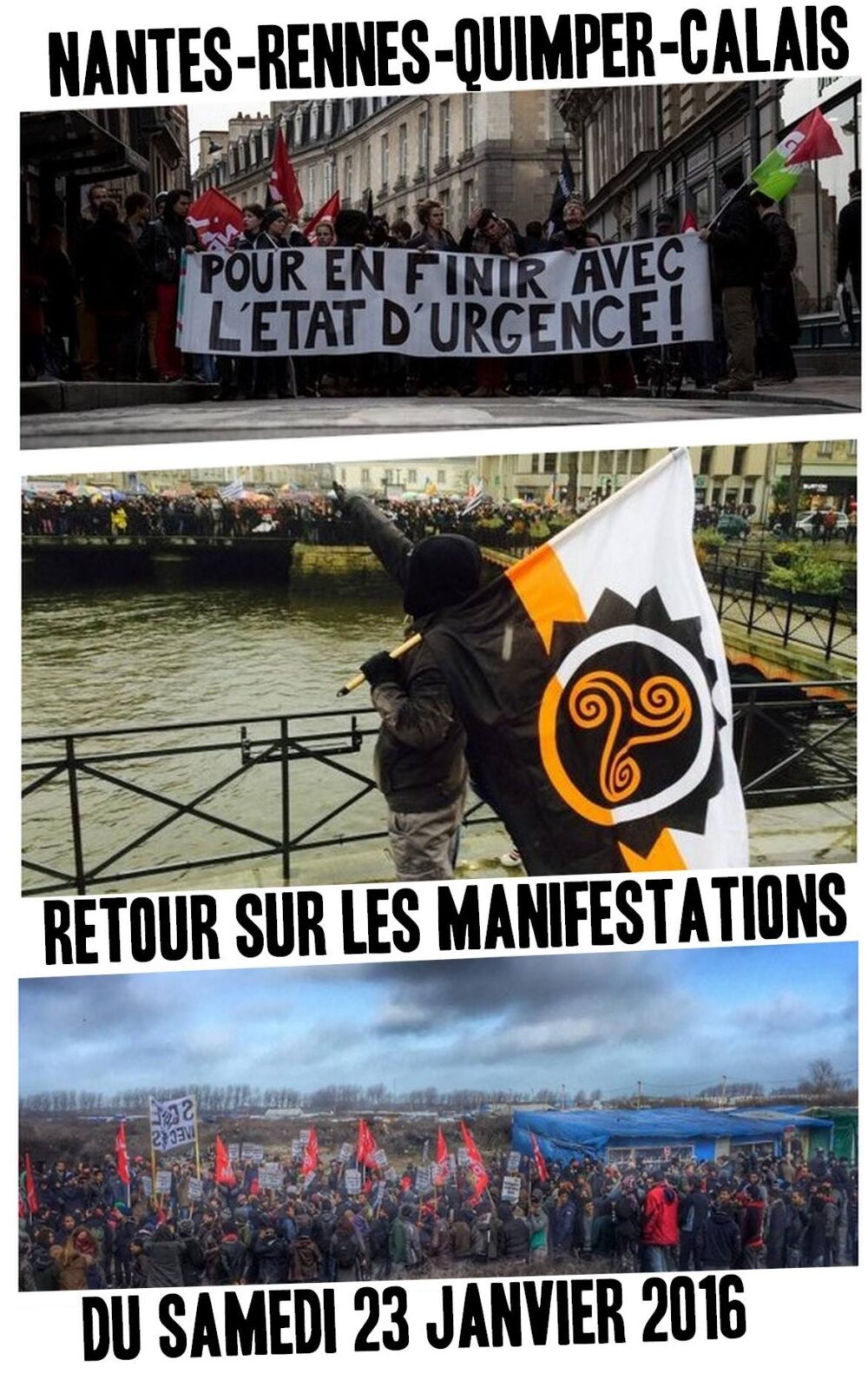 Samedi 23 janvier : retour sur 4 manifestations