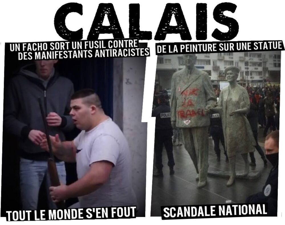 Hier 23 janvier, à Calais