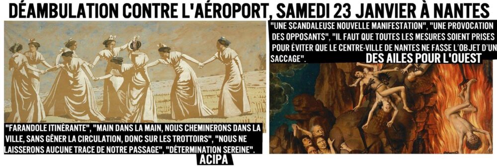 Déambulation contre l’aéroport samedi prochain : rions un peu