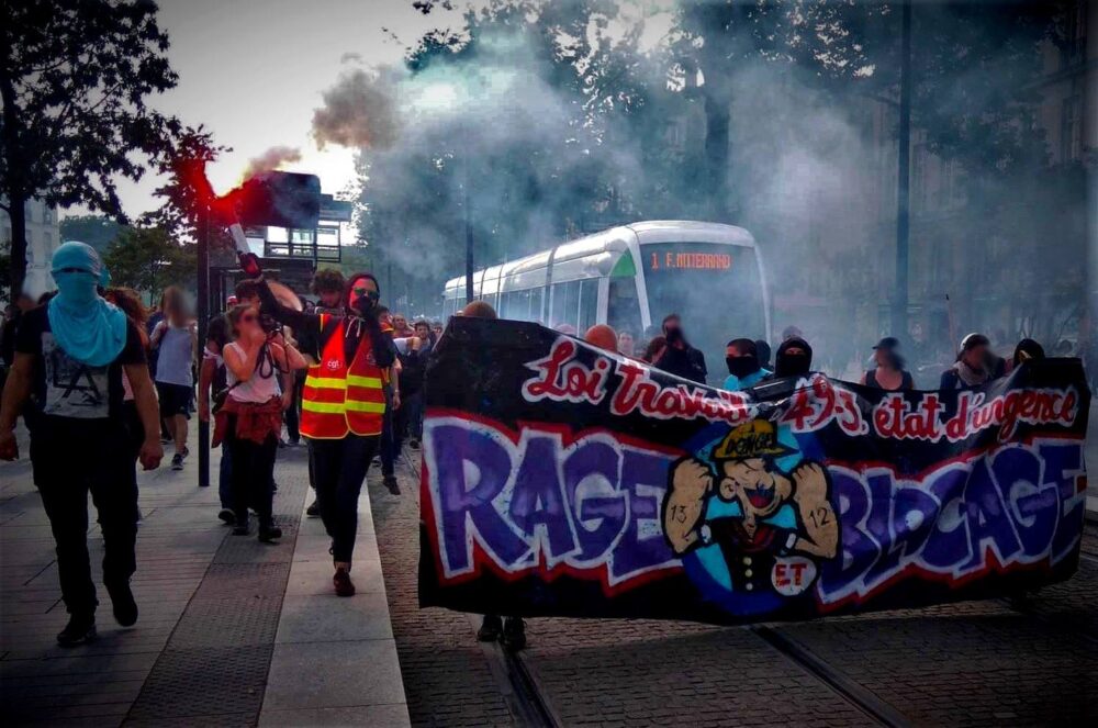 Nantes, 9 juin : blocages routiers et État policier