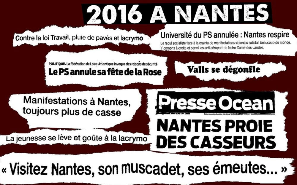 2016 à Nantes, vu par la presse.