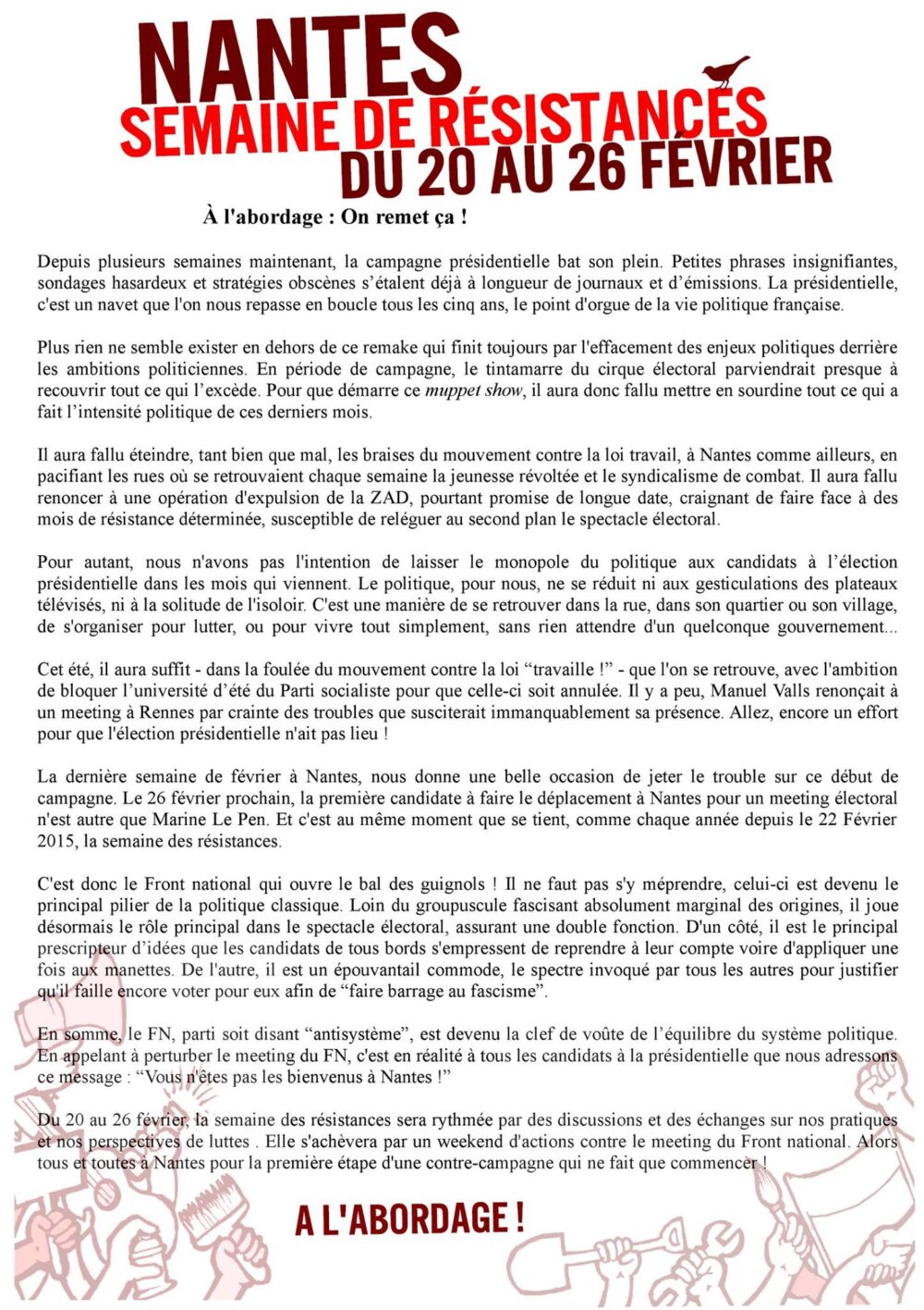 À l’abordage : On remet ça !