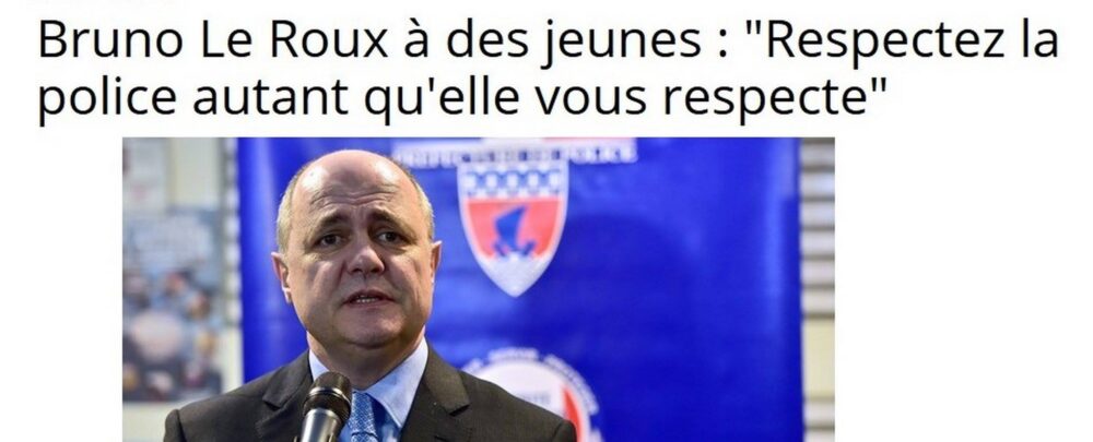 Le ministre de l’Intérieur pousse la jeunesse à commettre des dingueries