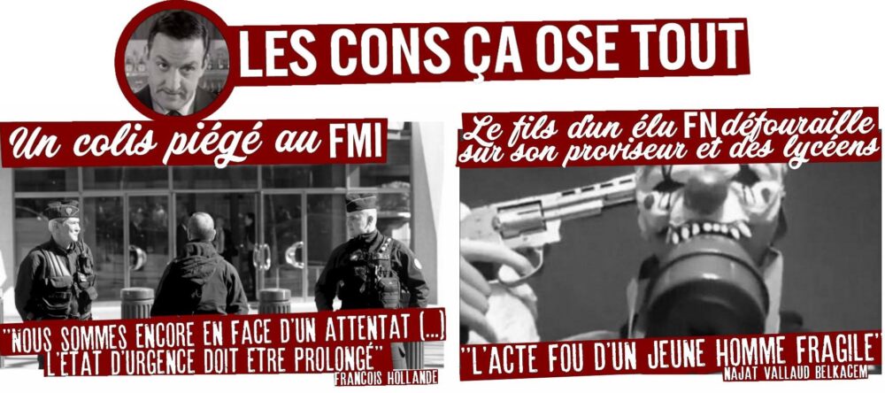 16 mars en France : «les cons ça ose tout»
