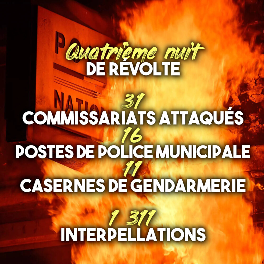Révolte contre les violences policières, jour 4