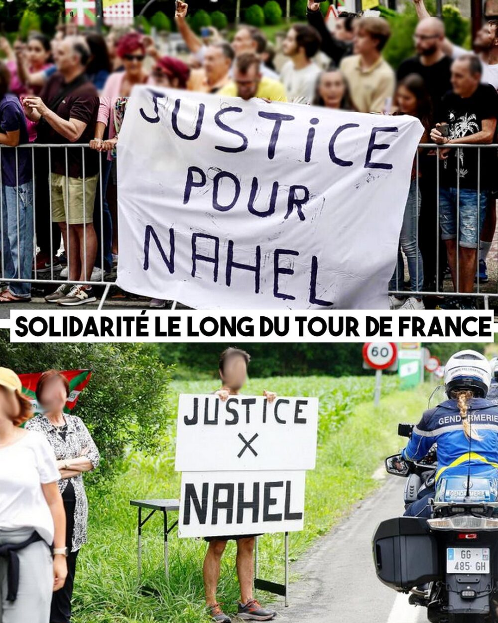 Solidarité le long du Tour de France