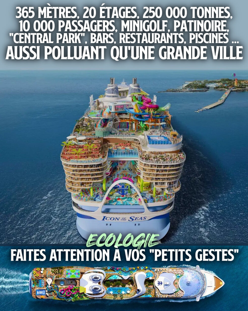 «Icon of the seas» : symbole d’un monde qui s’effondre