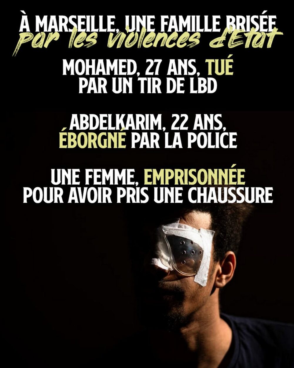 Une famille brisée par la police à Marseille