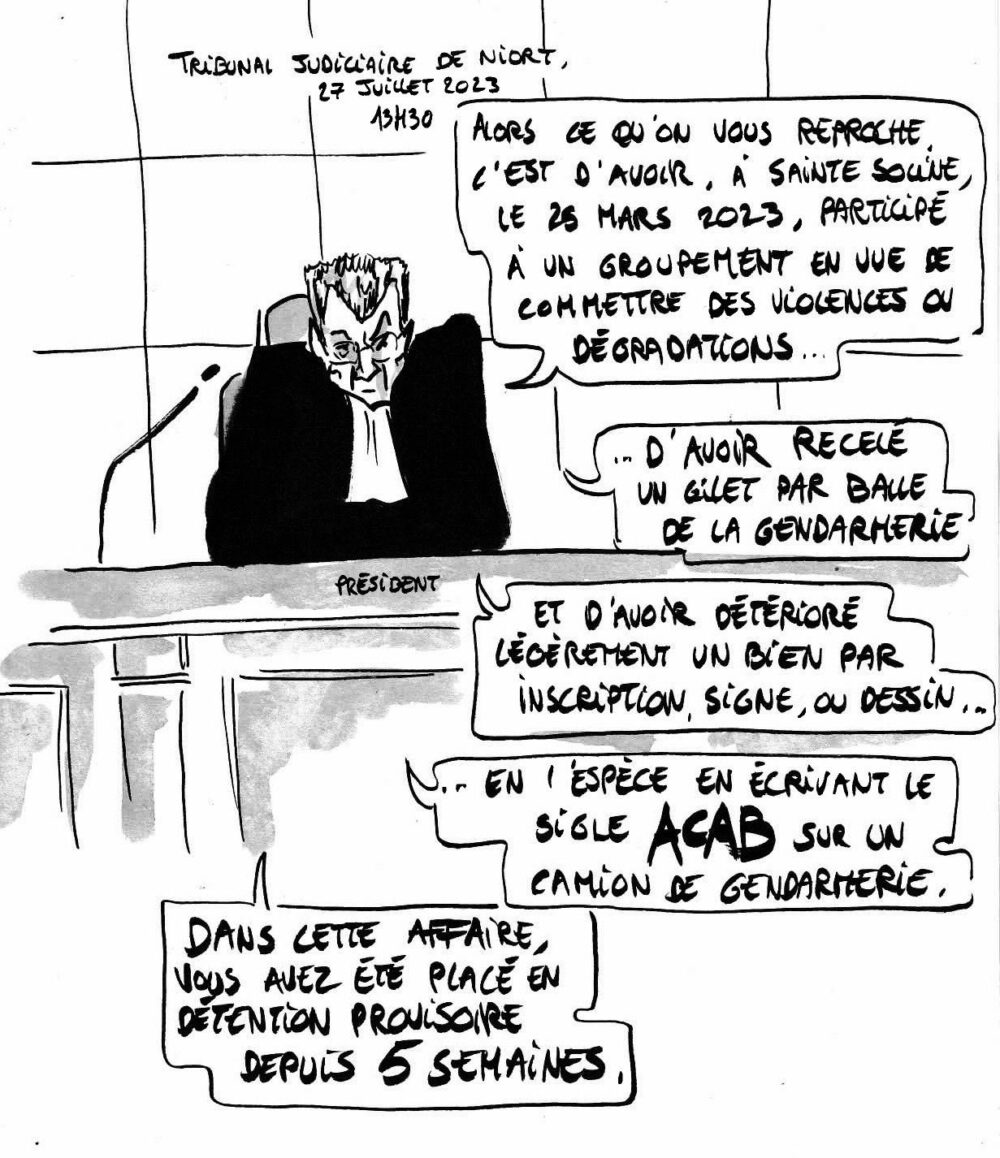 Procès des inculpés de Sainte-Soline à Niort : récit d’audience