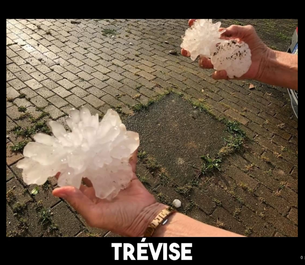 Tornade et déluge de grêle en Italie