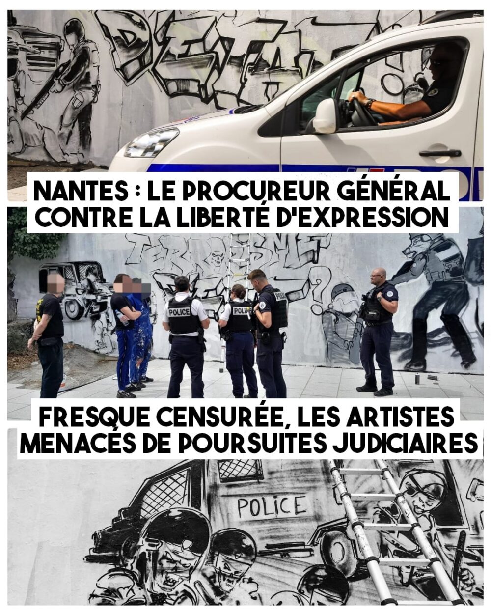 Le procureur de Nantes contre la liberté d’expression