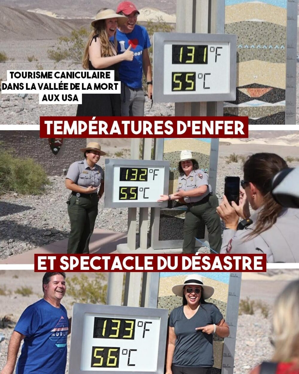 Températures d’enfer et tourisme du désastre