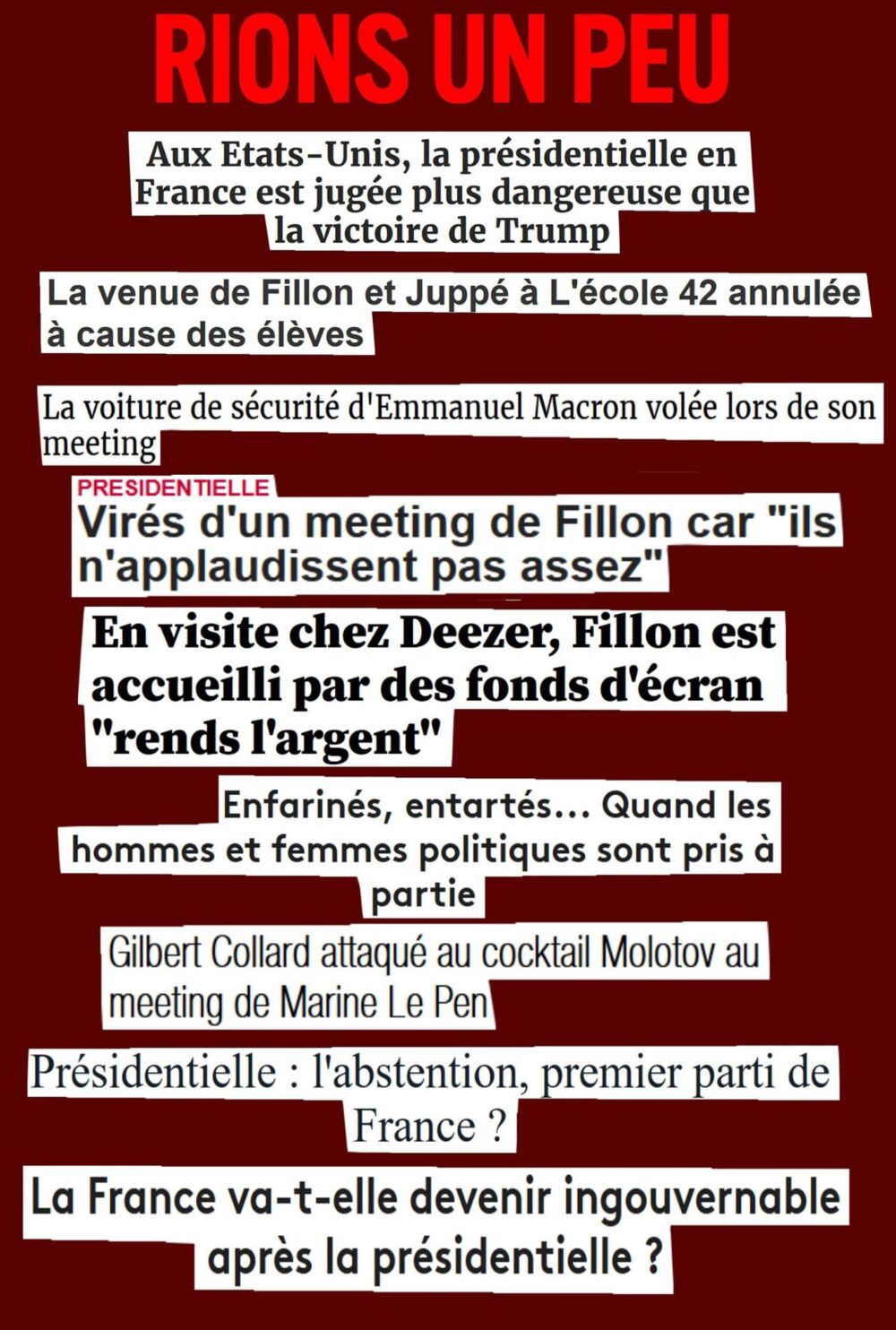 Sacré feuilleton !