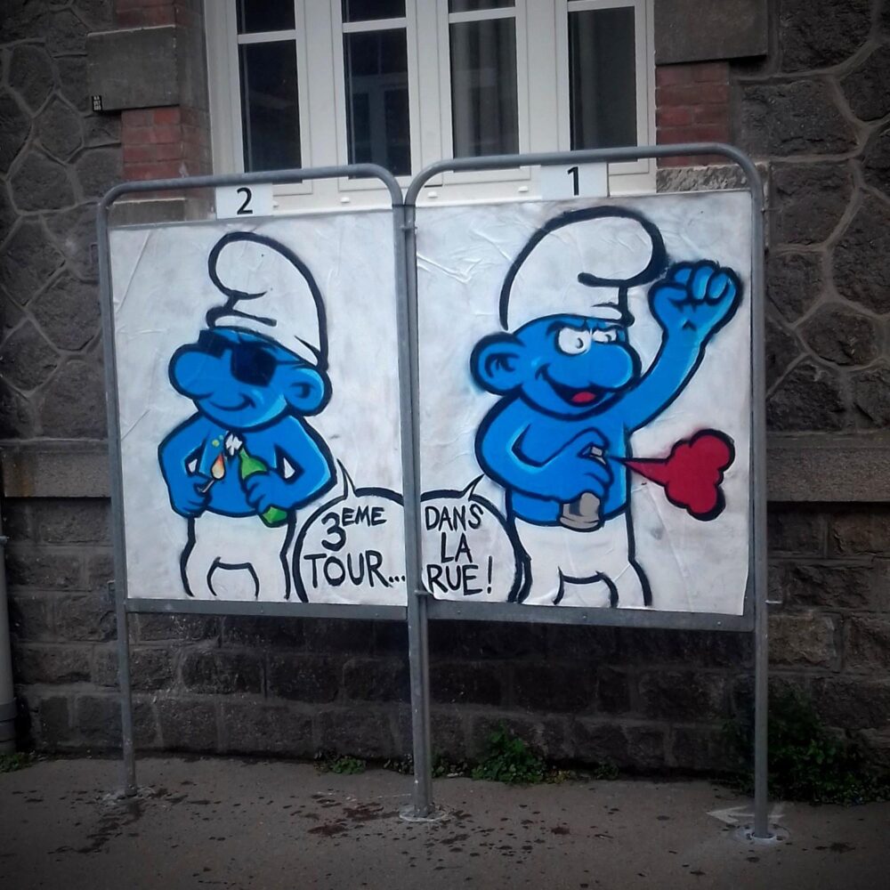 Ça va schtroumpfer !