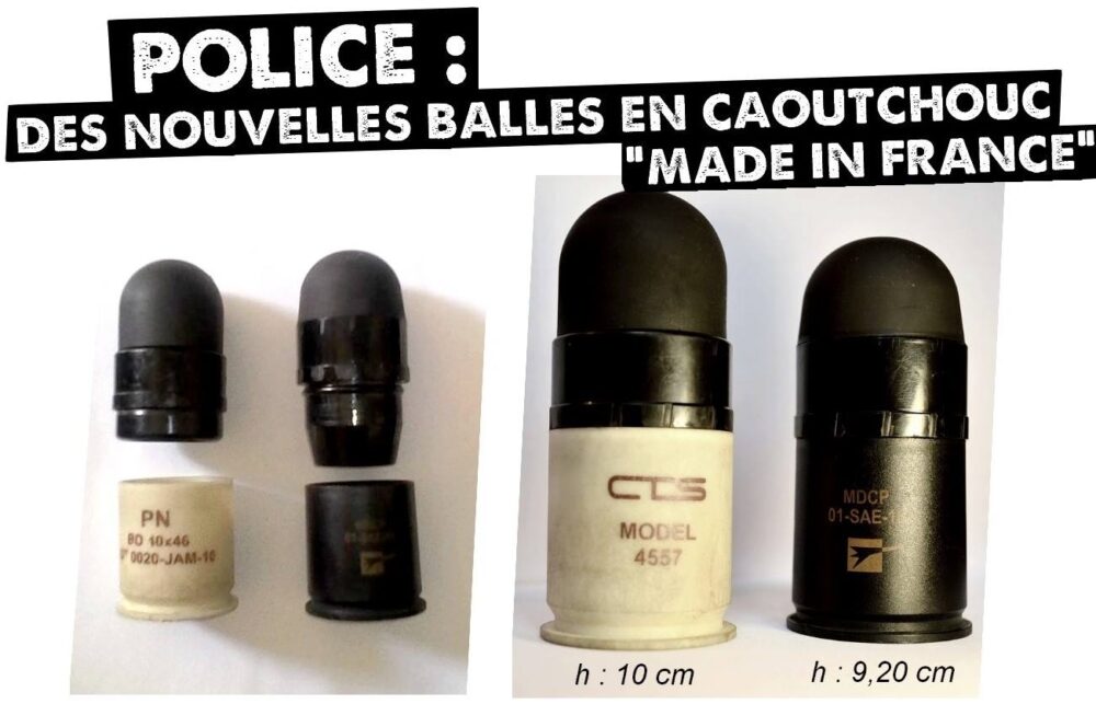 Police : des nouvelles balles en caoutchouc « Made In France »