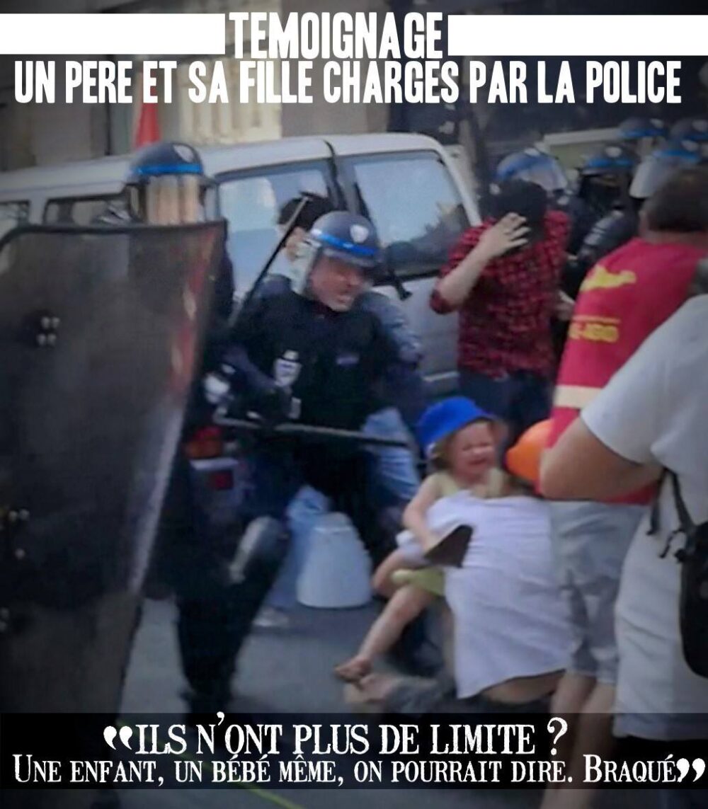 Témoignage d’un père violenté par la police
