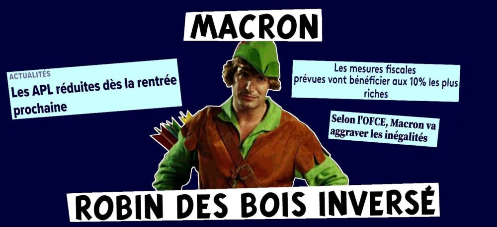 Macron : Robin des Bois inversé