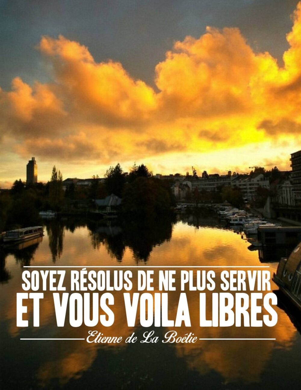 Vous voilà libres
