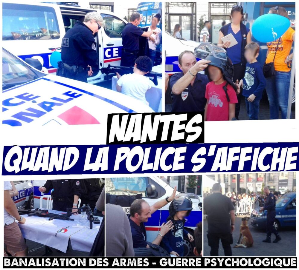 Nantes : quand la police s’affiche dans la rue