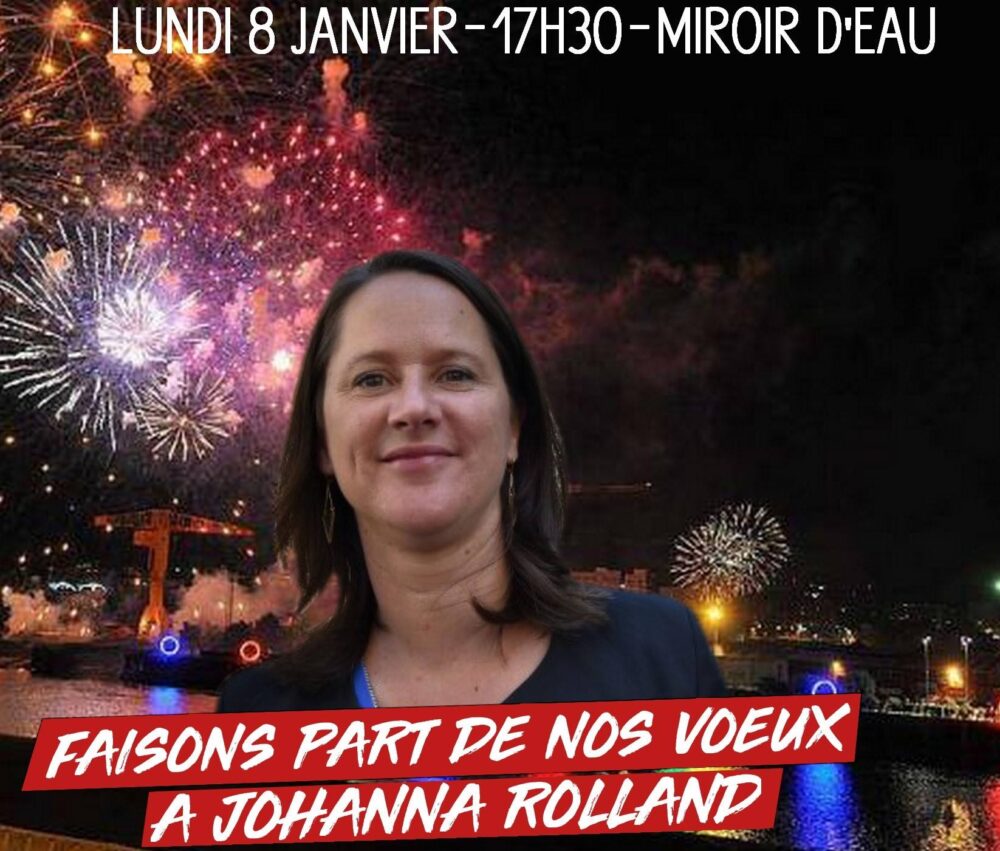 Faisons part de nos vœux à Johanna Rolland !
