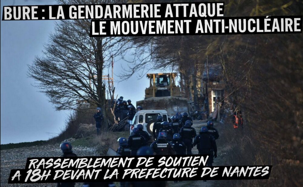 Bure : la gendarmerie attaque le mouvement anti-nucléaire