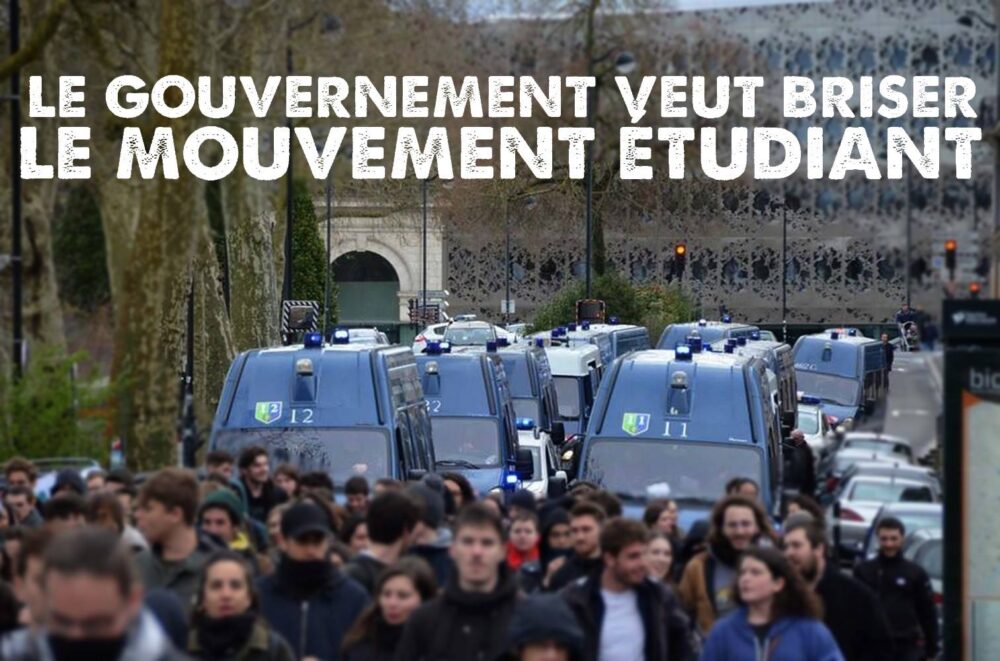 28 mars : le gouvernement tente de briser le mouvement étudiant
