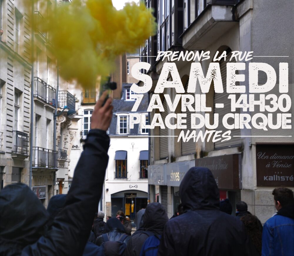Contre Macron et son monde: dans la rue le 7 avril