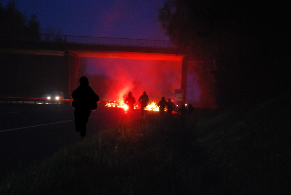 Pour la ZAD : feu au périphérique