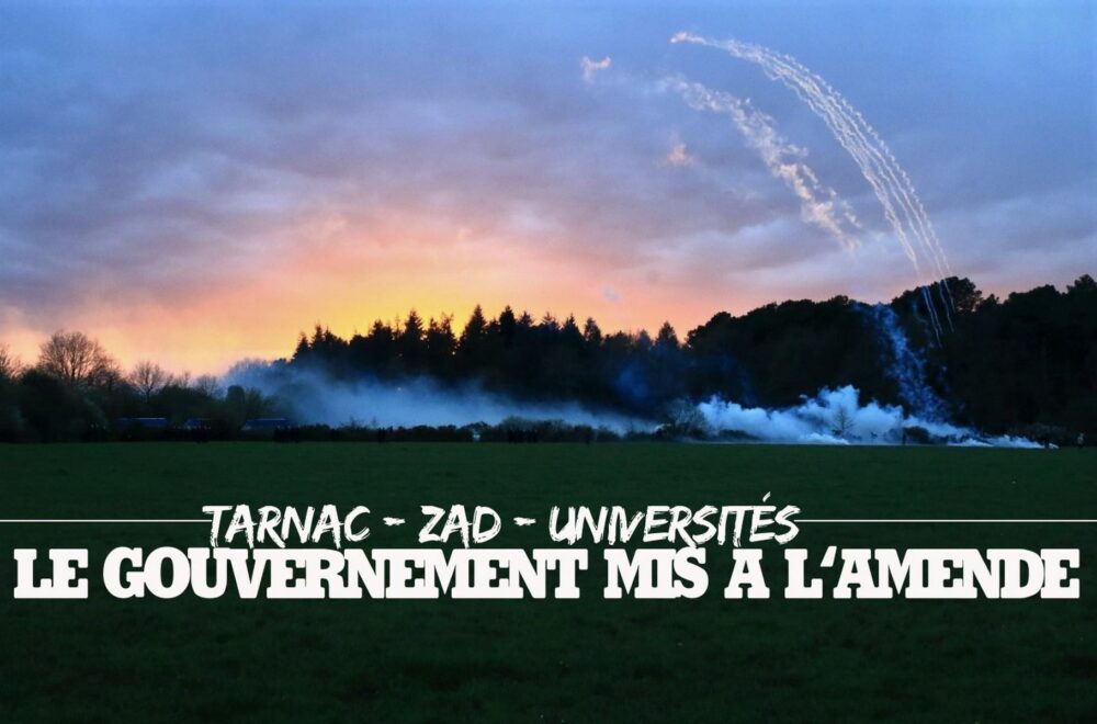 ZAD, Tarnac, facs : le gouvernement mis à l’amende