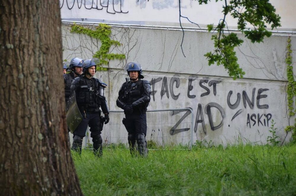 La fac de Nantes expulsée par la police