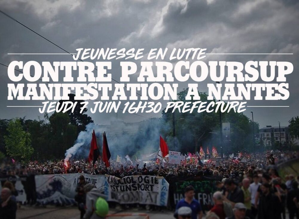 Nantes contre Parcoursup : manifestation jeudi 7 juin