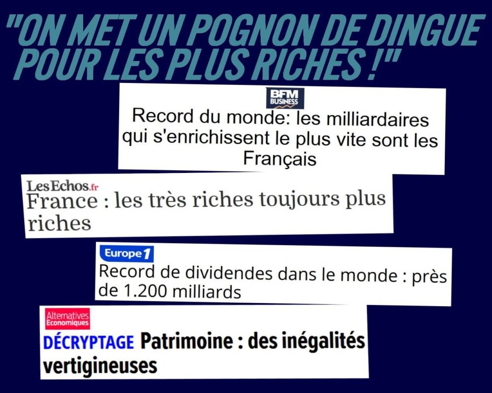 Les riches vivent au dessus de nos moyens !