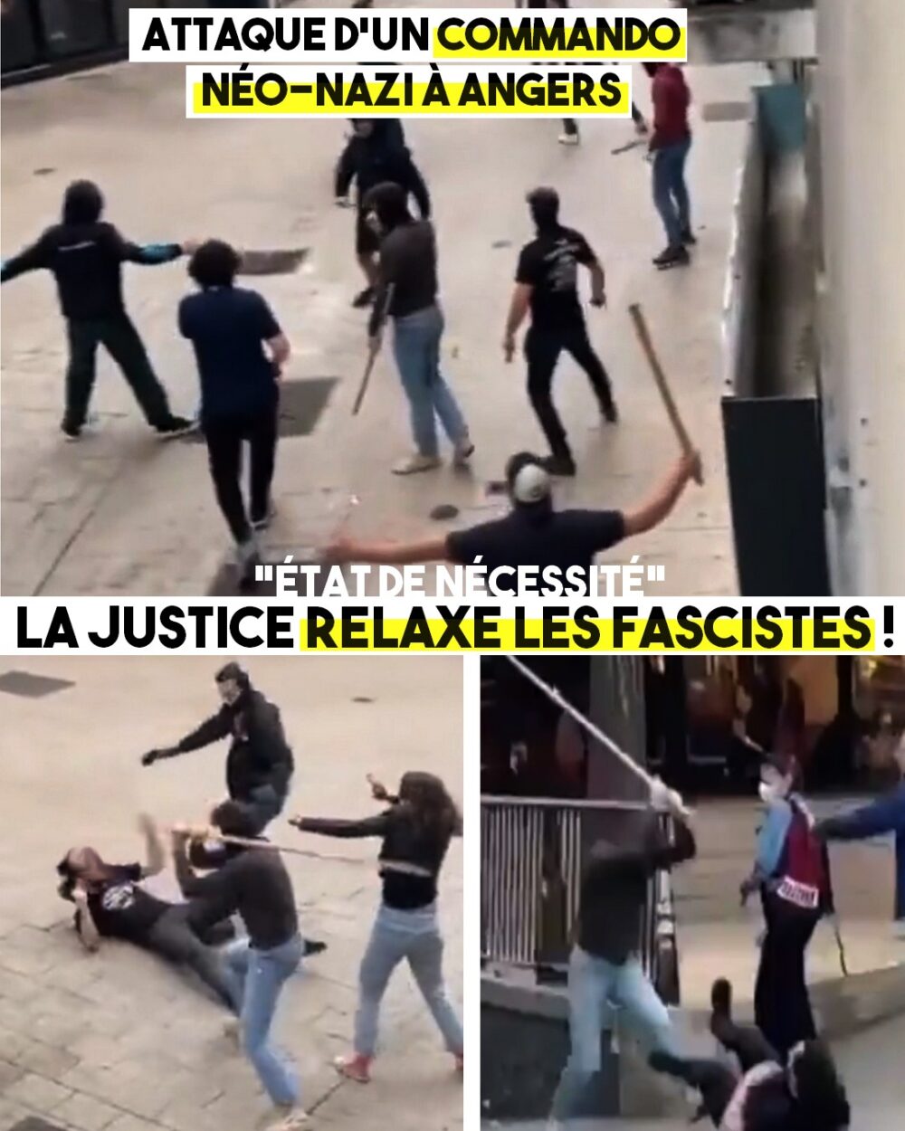 Angers : impunité totale pour l’extrême droite