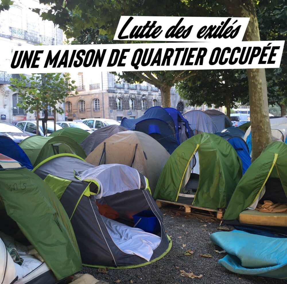 Lutte des exilés : la maison de quartier Madeleine – Champ de Mars occupée